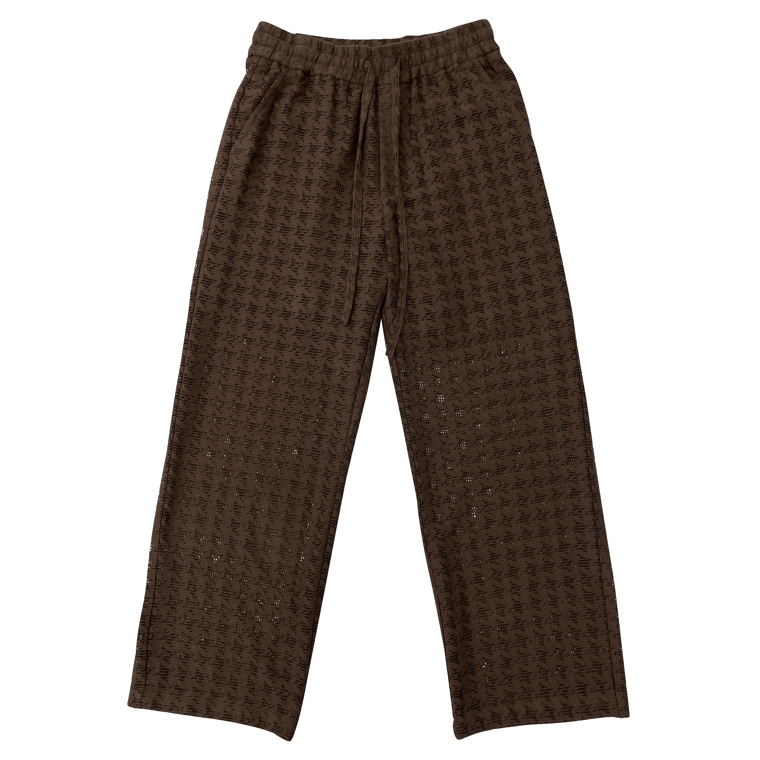 Brown Relax fit Knit Pants