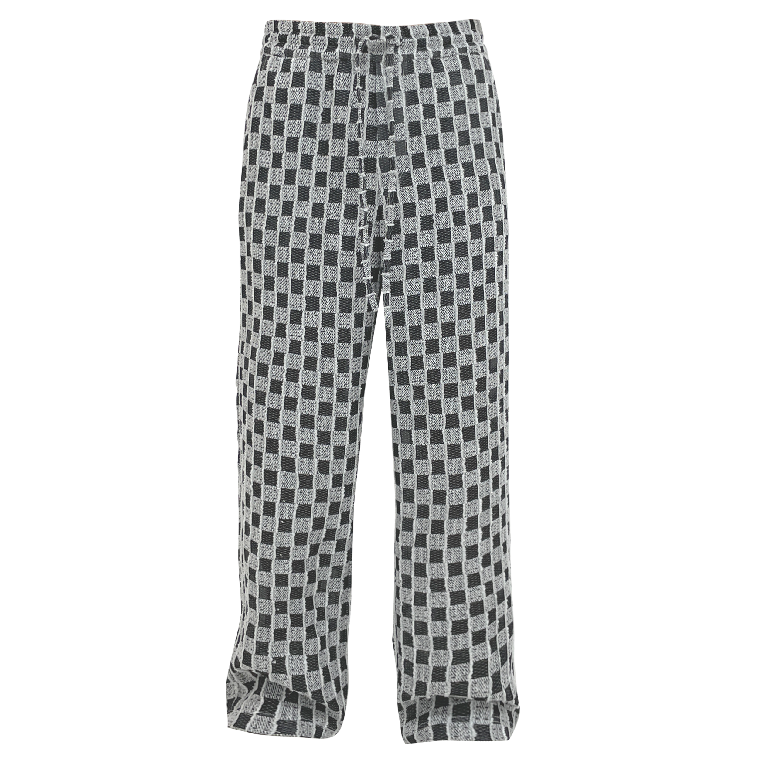 Checker Relaxed fit pants grey