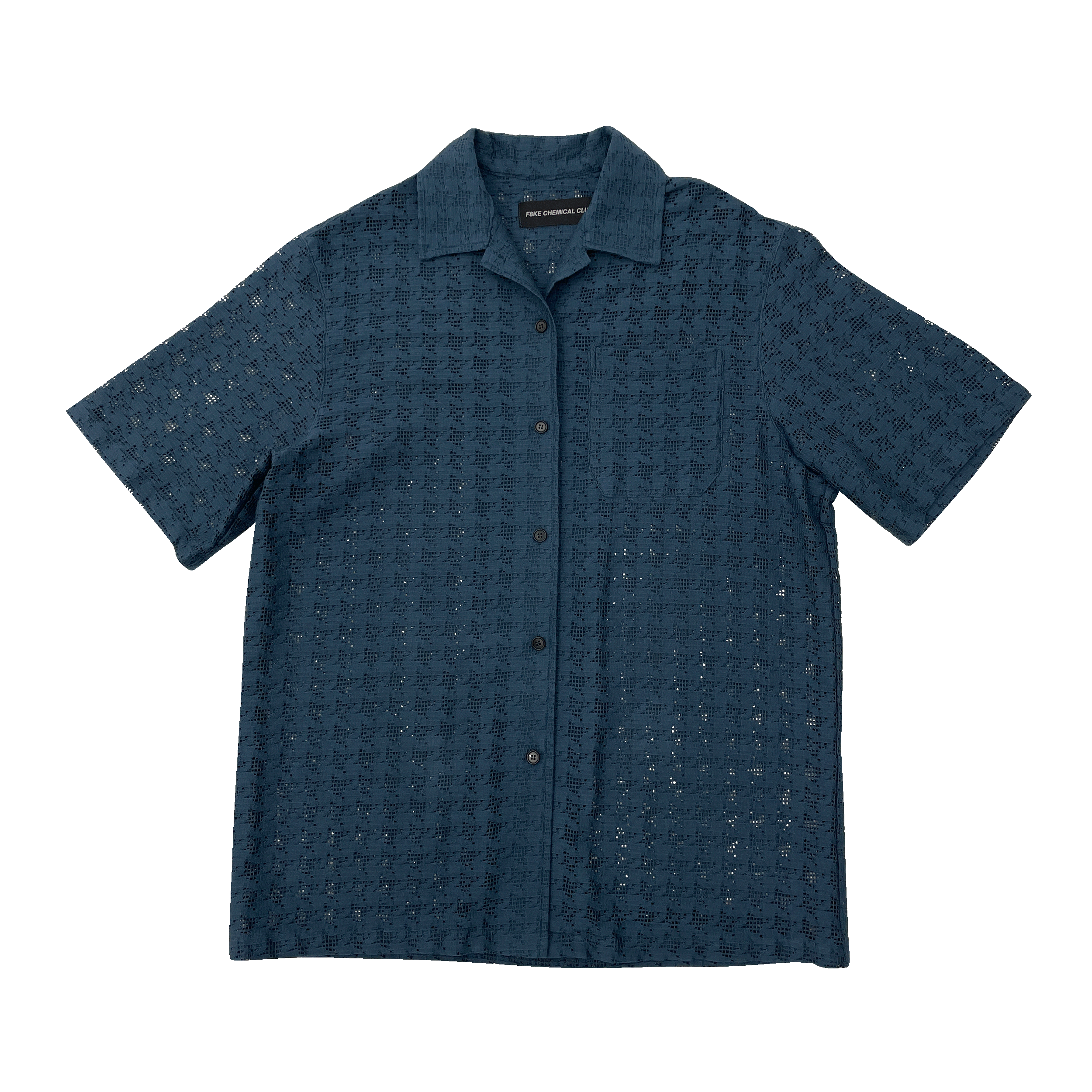 Peacock Blue Knit Shirt