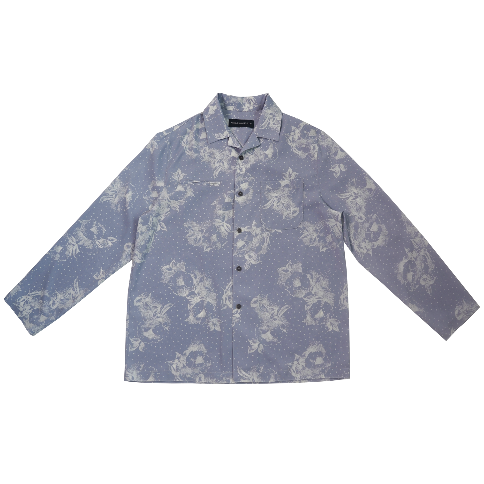 Lavender Flower Long Sleeve Shirt